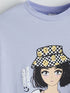 LC Waikiki Crew Neck Anime Print Girls' T-Shirt